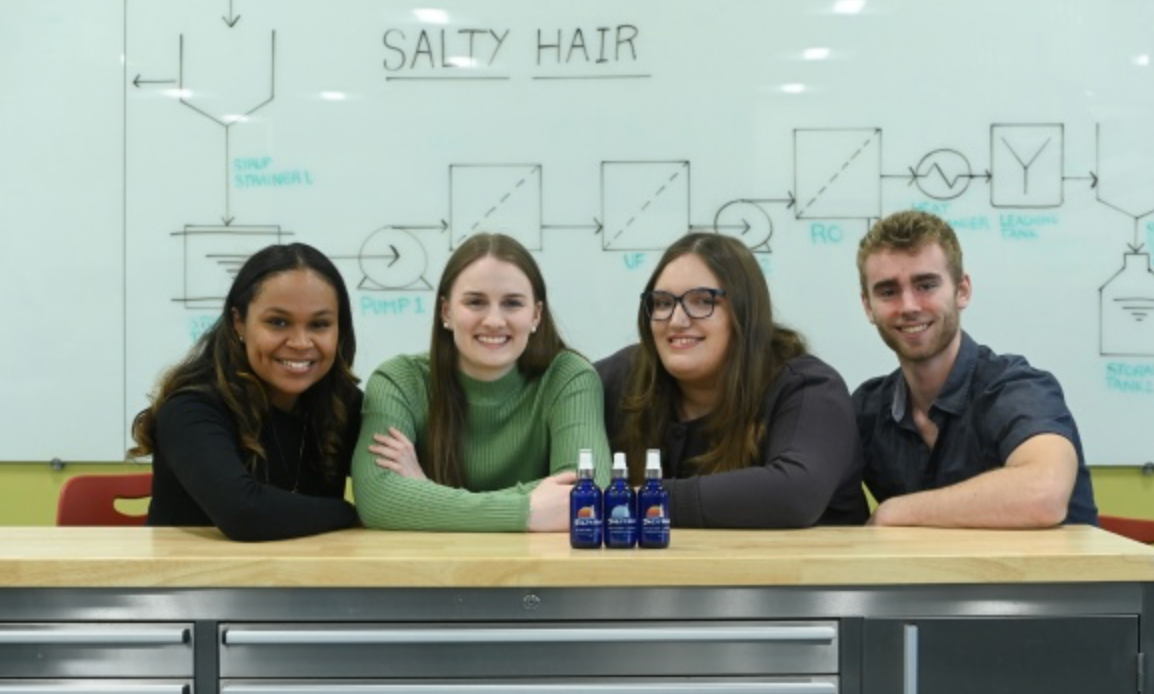 Dalhousie University Faculty of Engineering Capstone Students Help Solve Problems for Salty Hair Manufacturing Production