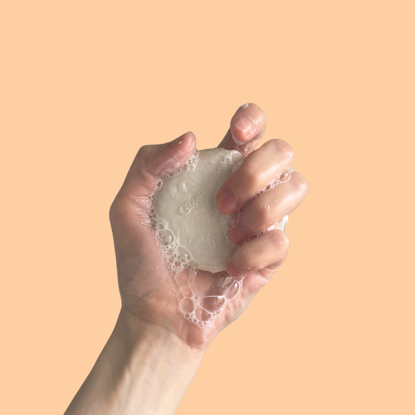 Salty Hair Surf Shampoo Bar for beachy textured hair. Plastic-free, zero waste hair care. Coconut shampoo.