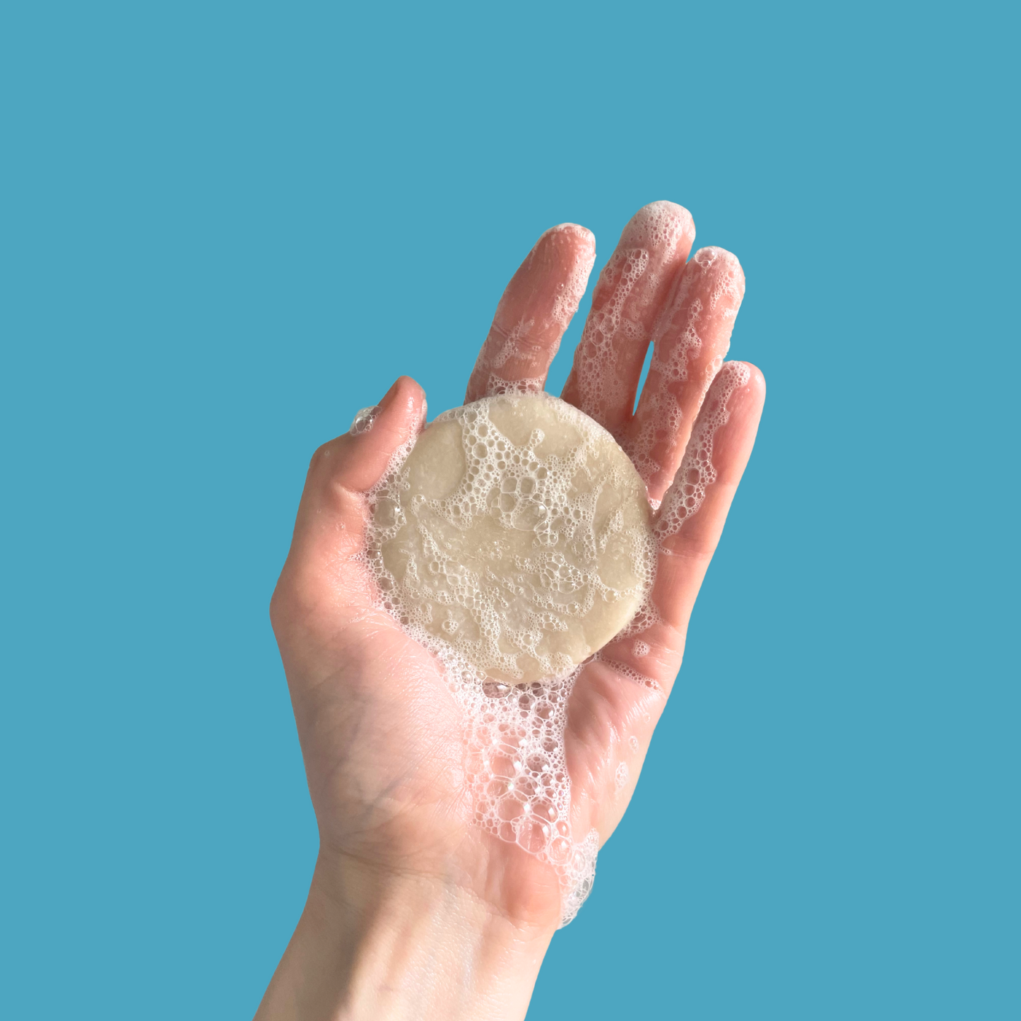 Salty Hair Surf Shampoo Bar Salty Sage scent. For beachy textured hair. Plastic-free, zero waste hair care.