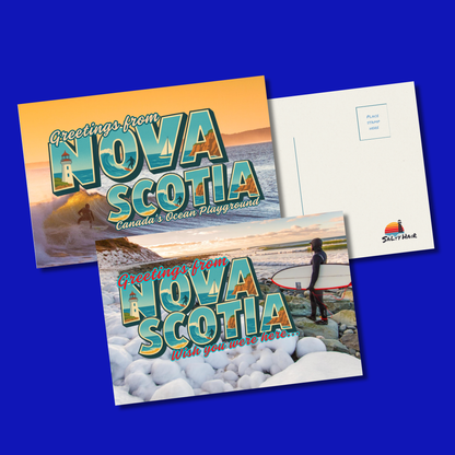 Free Vintage-Inspired Nova Scotia Postcard