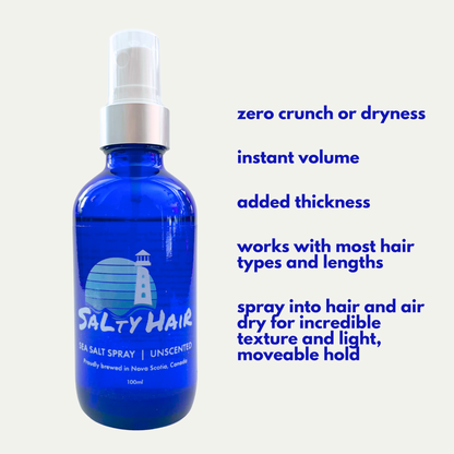 Salty Hair Sea Salt Spray (Unscented)
