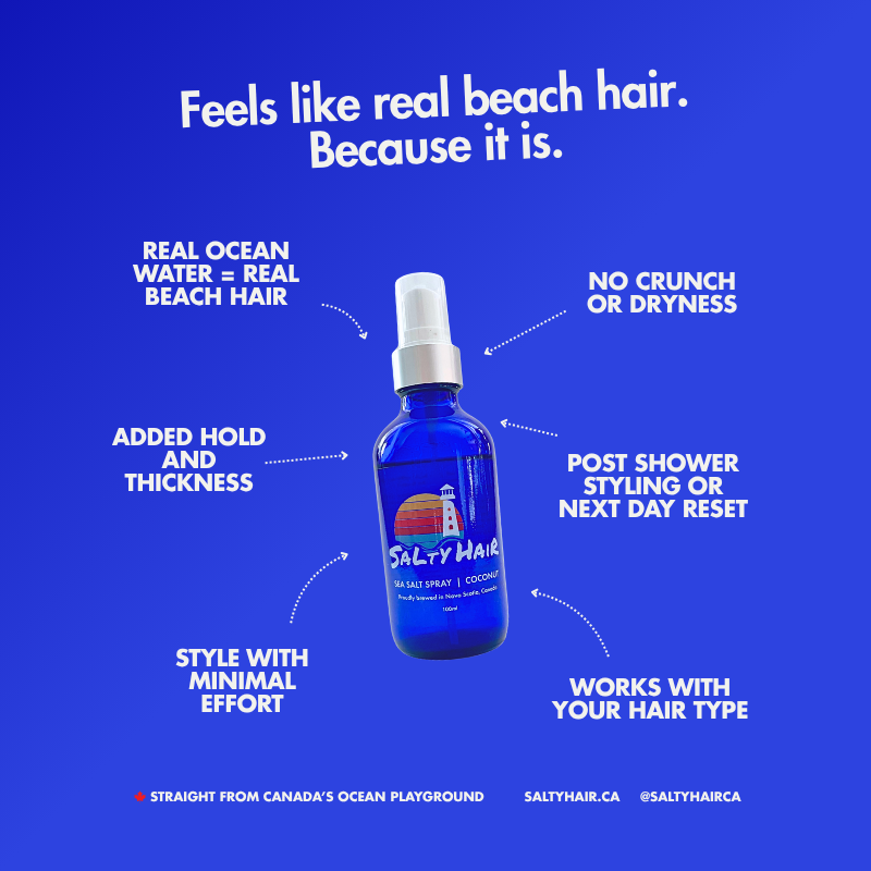 Salty Hair Sea Salt Spray (Unscented)