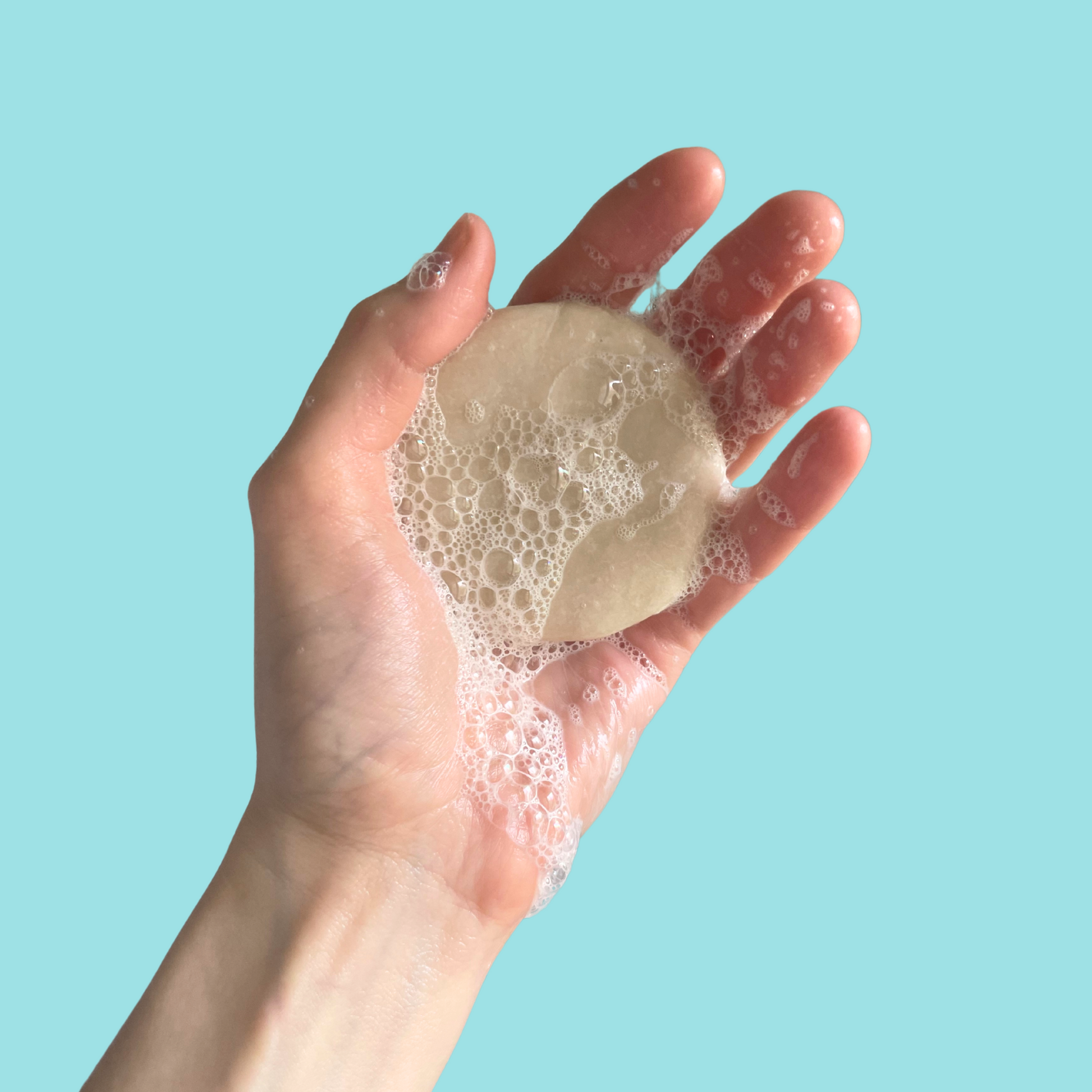 Salty Hair Surf Shampoo Bar Fragrance-Free | Scent Free | Unscented for beachy textured hair. Plastic-free, zero waste hair care.